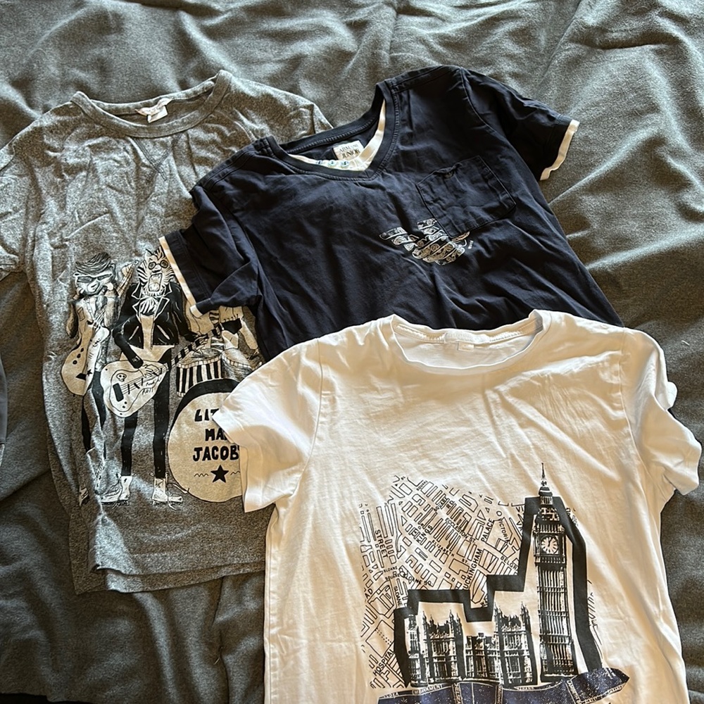 Boys shirts, Burberry, Marc Jacobs and Armani